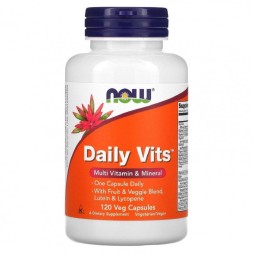 Мультивитамины и поливитамины NOW Daily Vits  (120 vcaps)