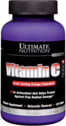 Комплексы витаминов и минералов Ultimate Nutrition Vitamin C chewables  (120 таб)