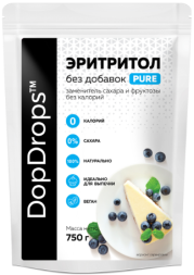 Диетическое питание DopDrops Эритритол без добавок  (750г)
